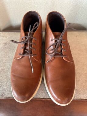 Cole Haan Grand Chukka Boot British Tan Brown Leather Derby Shoes Men’s 10.5